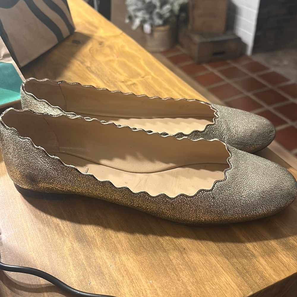 Chloe lauren ballerina flat sz 39 sz 8.5